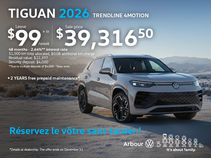 Tiguan 2026 Trendline 4motion