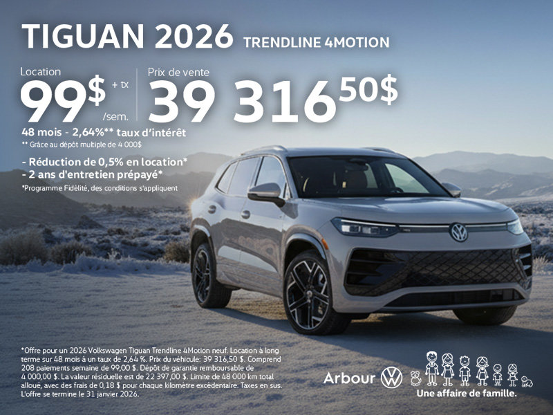 Tiguan 2026 Trendline 4motion