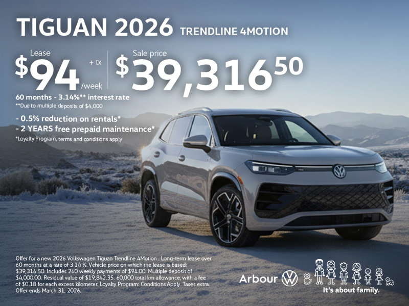 Tiguan 2026 Trendline 4motion