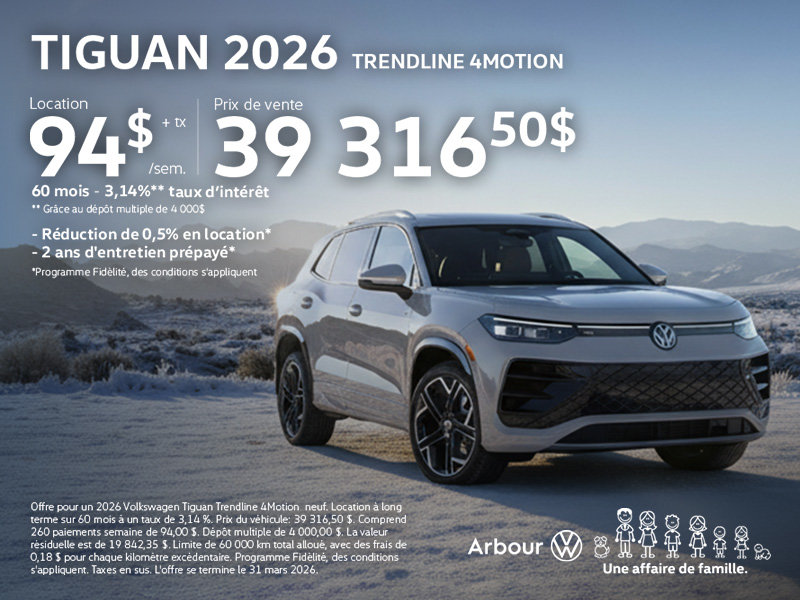 Tiguan 2026 Trendline 4motion