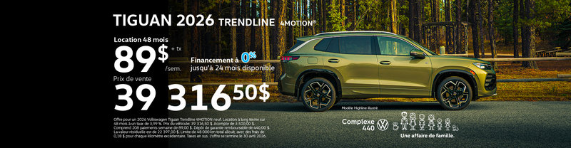 Tiguan 2026 Trendline 4motion