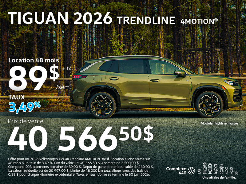 Tiguan 2026 Trendline 4motion