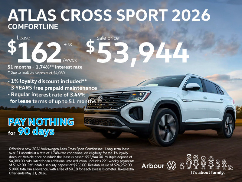 Atlas Cross Sport 2026