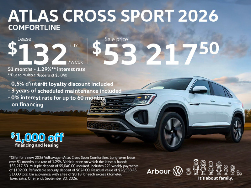 Atlas Cross Sport 2026