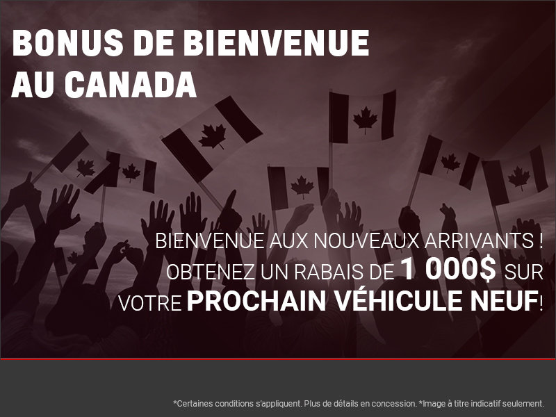 Bonus de bienvenue au Canada