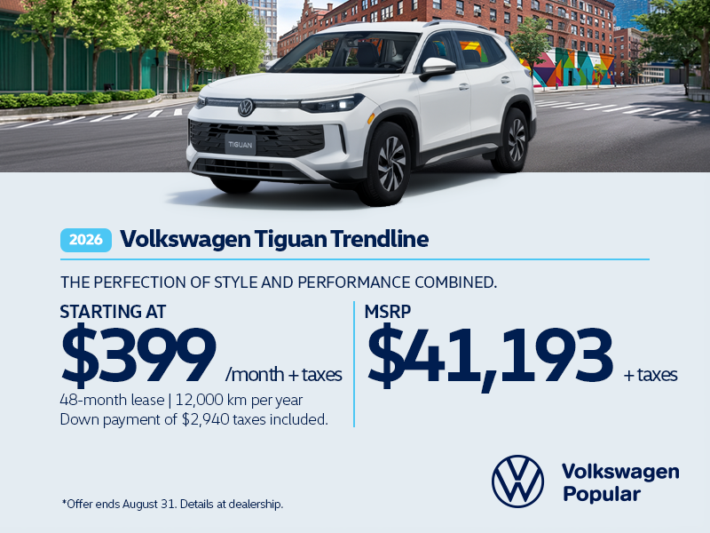 2026 Tiguan Tendline