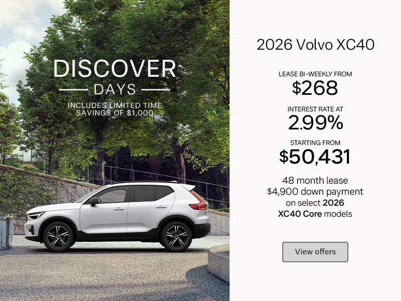 The 2026 Volvo XC40