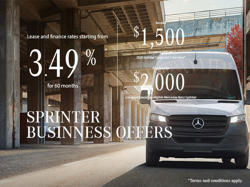 Mercedes-Benz Oakville | Limited-Time 2026 Sprinter Van Offers