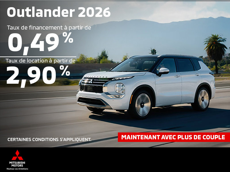 Mitsubishi Outlander 2026