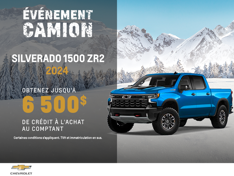 Le Chevrolet Silverado 1500 2024