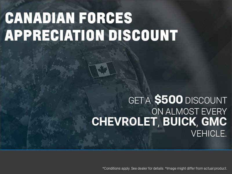 Canadian Forces Appreciation Discount