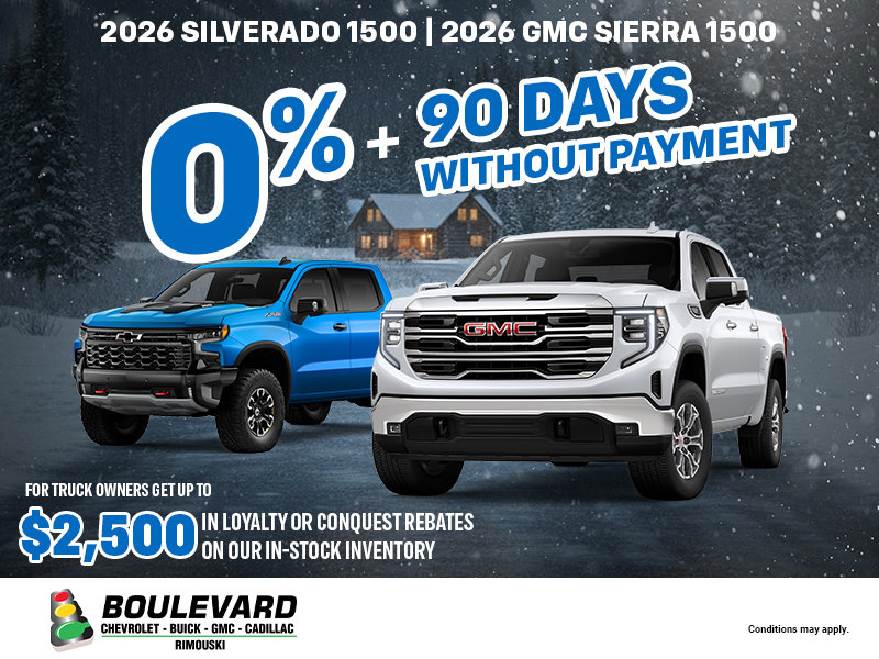 2026 Silverado 1500 - 2026 GMC Sierra 1500