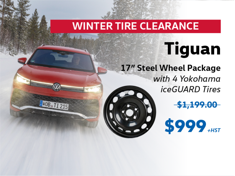 Winter Tire Clearance - Tiguan