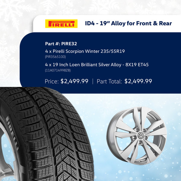 D4 – 19″ Alloy for Front and Rear