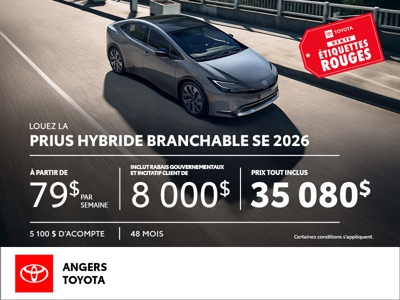 Prius Hybride Branchable SE 2026