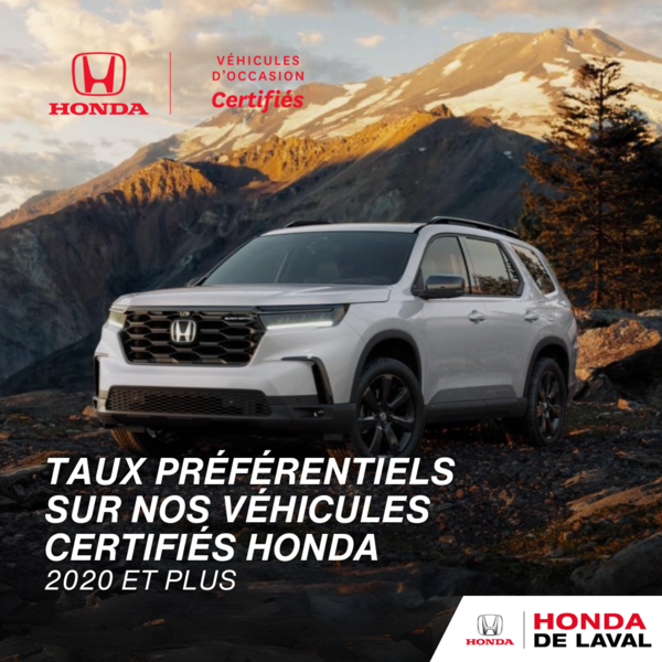 Taux Certifié Honda