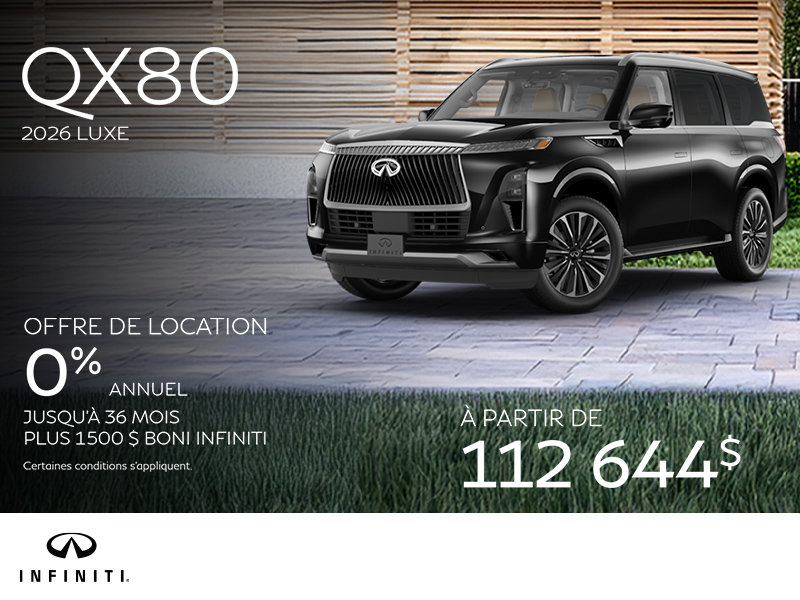 Infiniti QX80 Luxe 2026