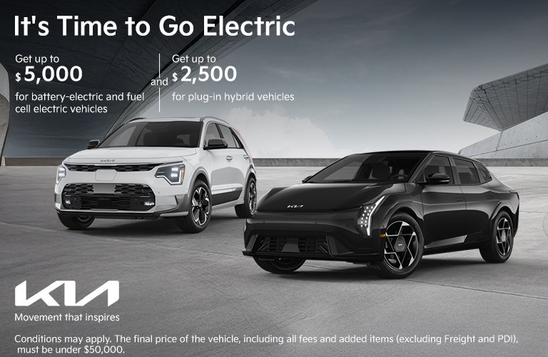 New incentives for electric vehicles have arrived!