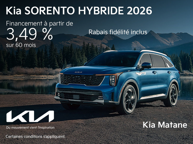 Kia Sorento Hybride 2026