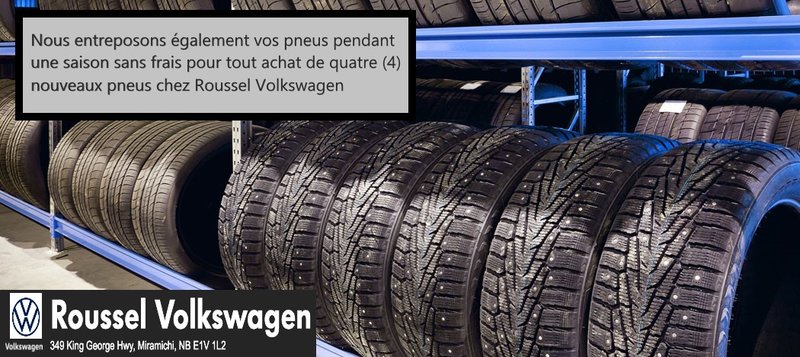 Entreposage de pneus