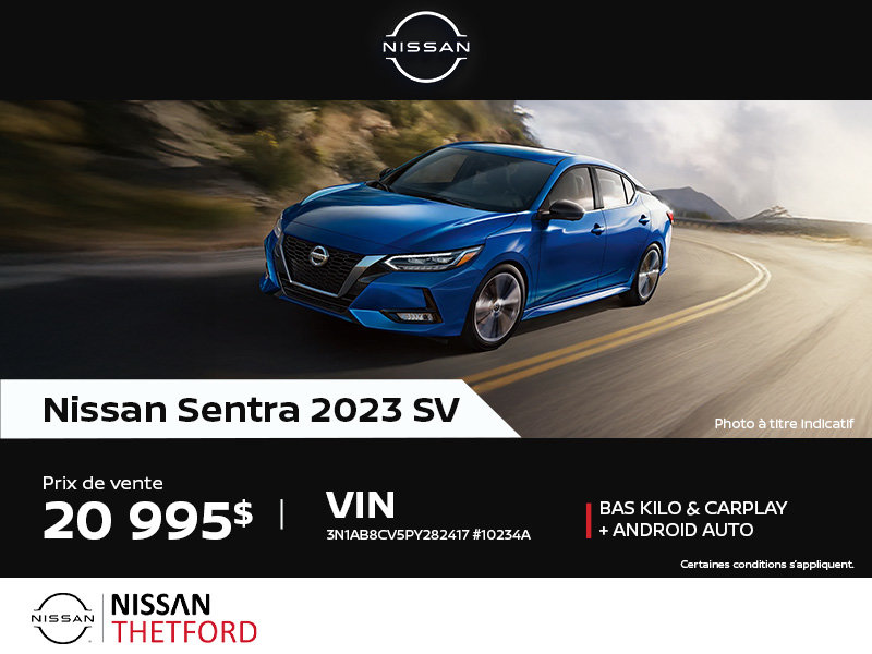 Obtenez le Sentra 2023 !