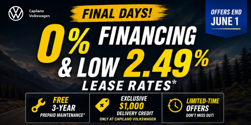 Limited-Time Offers at Capilano Volkswagen
