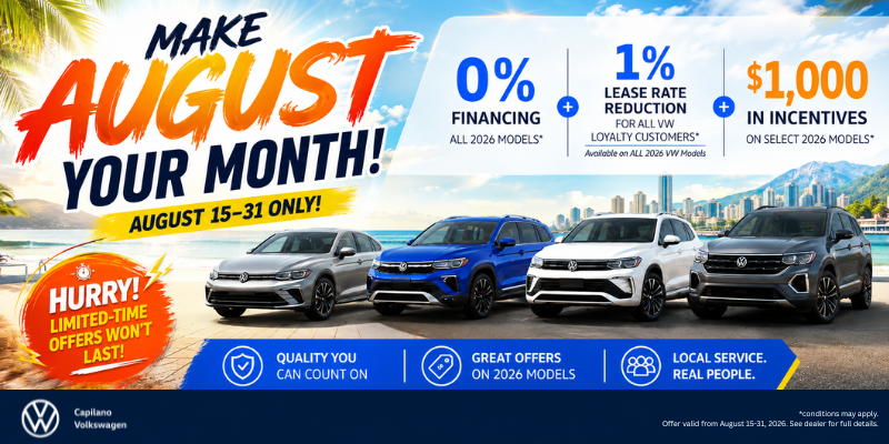MAKE AUGUST YOUR MONTH