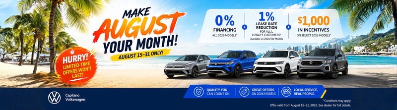 MAKE AUGUST YOUR MONTH