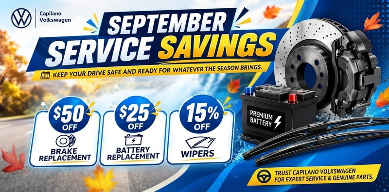 SEPTEMBER SERVICE SAVINGS