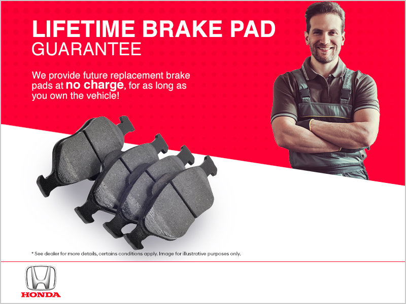 Lifetime Brake Pad Guarantee