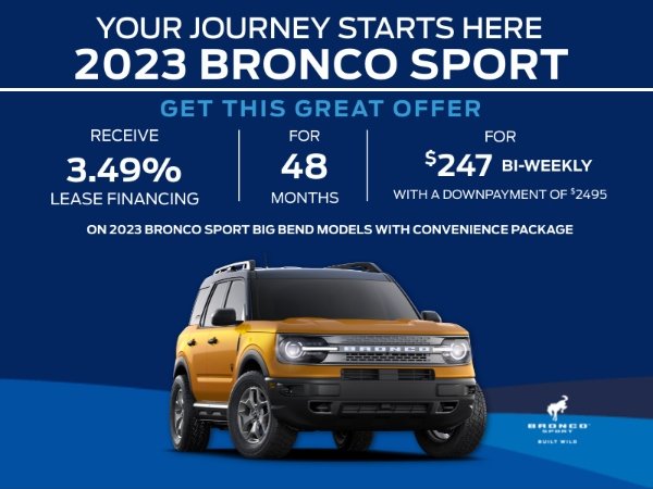 2023 Bronco Sport
