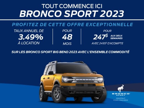 Bronco Sport 2023