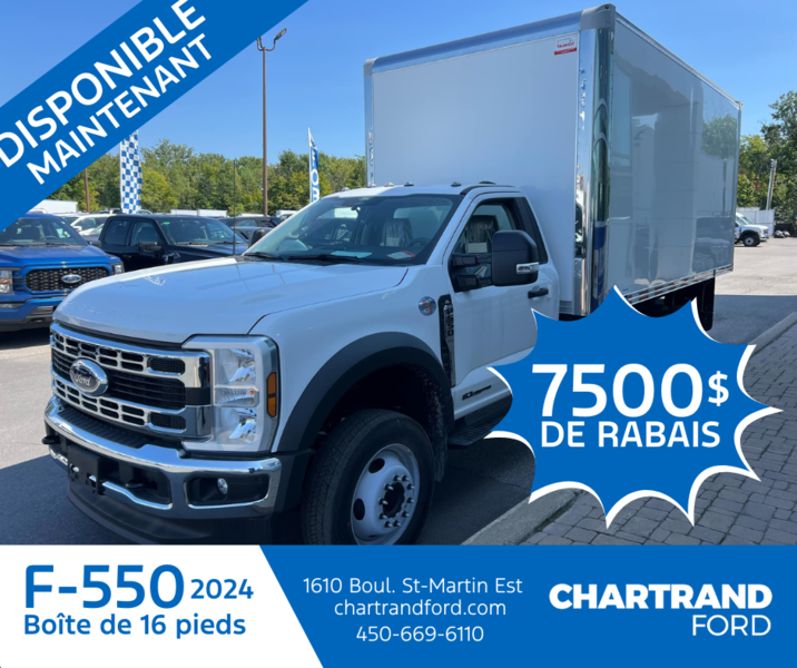 F-550 2024 Boîte de 16 pieds