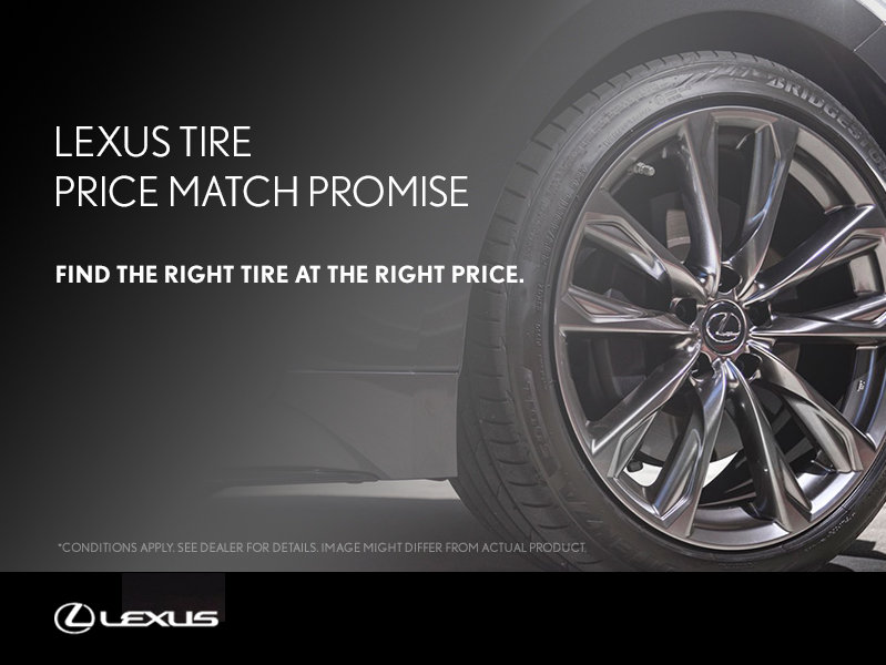 Lexus Tire Price Match Promise Lexus of Saint John
