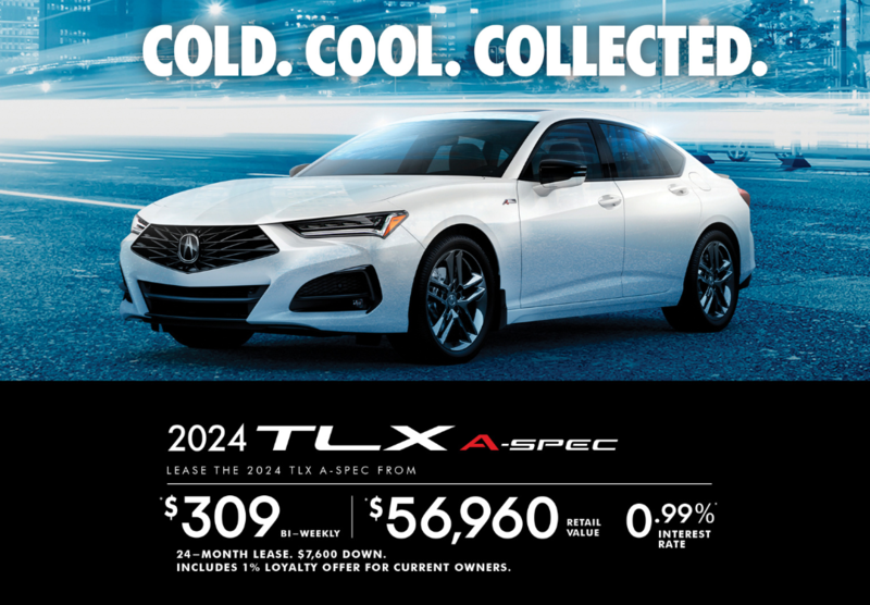 †Limited time lease offer based on a new 2024 TLX A-SPEC