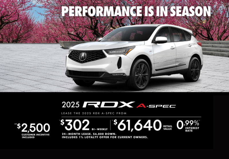 Exclusive Offer on the 2025 Acura RDX A-SPEC!