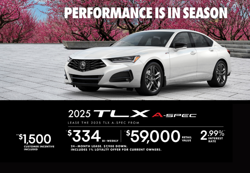 Exclusive Offer on the 2025 Acura TLX A-SPEC!