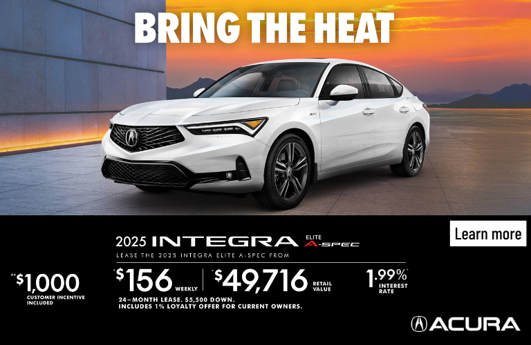 EXCLUSIVE LEASE OFFER ON THE 2025 ACURA INTEGRA ELITE A-SPEC!