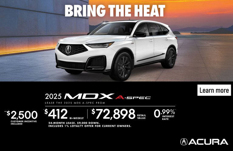 EXCLUSIVE LEASE OFFER ON THE 2025 ACURA MDX A-SPEC!