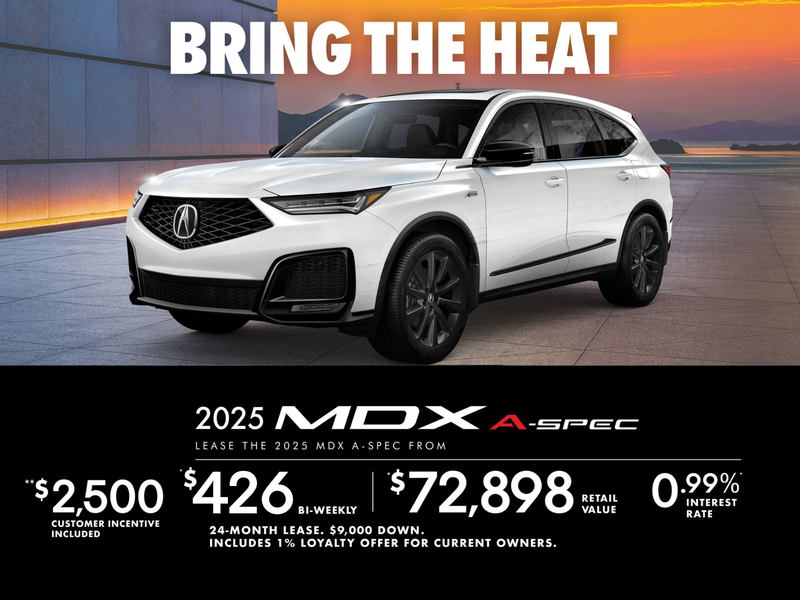 EXCLUSIVE LEASE OFFER ON THE 2025 ACURA MDX A-SPEC!