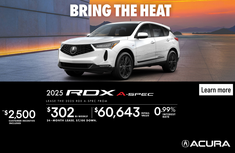 EXCLUSIVE LEASE OFFER ON THE 2025 ACURA RDX A-SPEC!