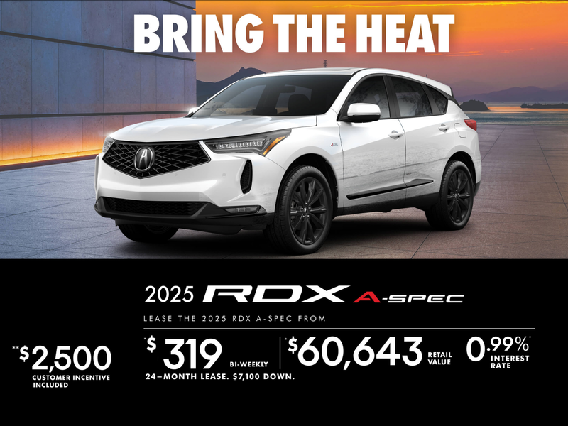 EXCLUSIVE LEASE OFFER ON THE 2025 ACURA RDX A-SPEC!