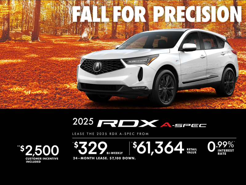 EXCLUSIVE LEASE OFFER ON THE 2025 ACURA RDX A-SPEC!