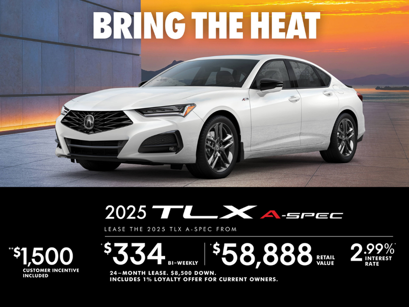 EXCLUSIVE LEASE OFFER ON THE 2025 ACURA TLX A-SPEC!