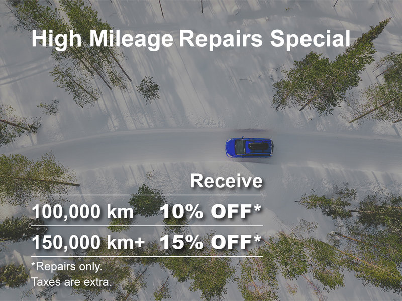 High Mileage Repairs Special