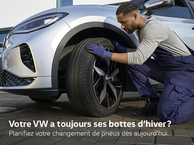 Changement de pneus de printemps