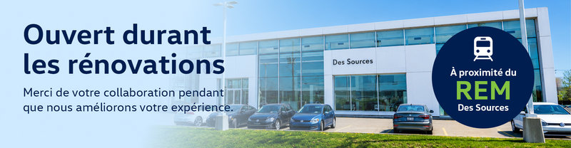 Ouvert durant les rénovations