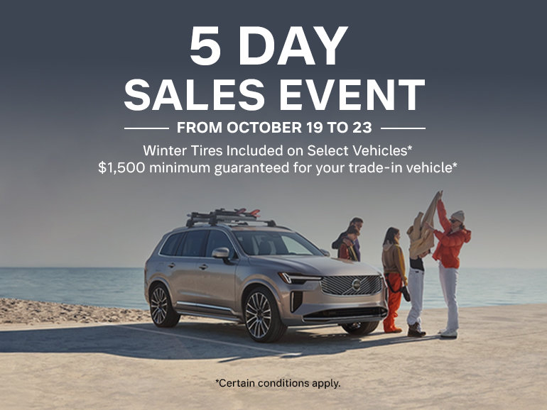 5 Day Sales Event