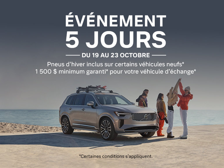 Événement 5 jours