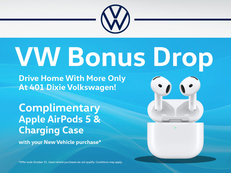 VW BONUS DROP - OCTOBER SPECIAL